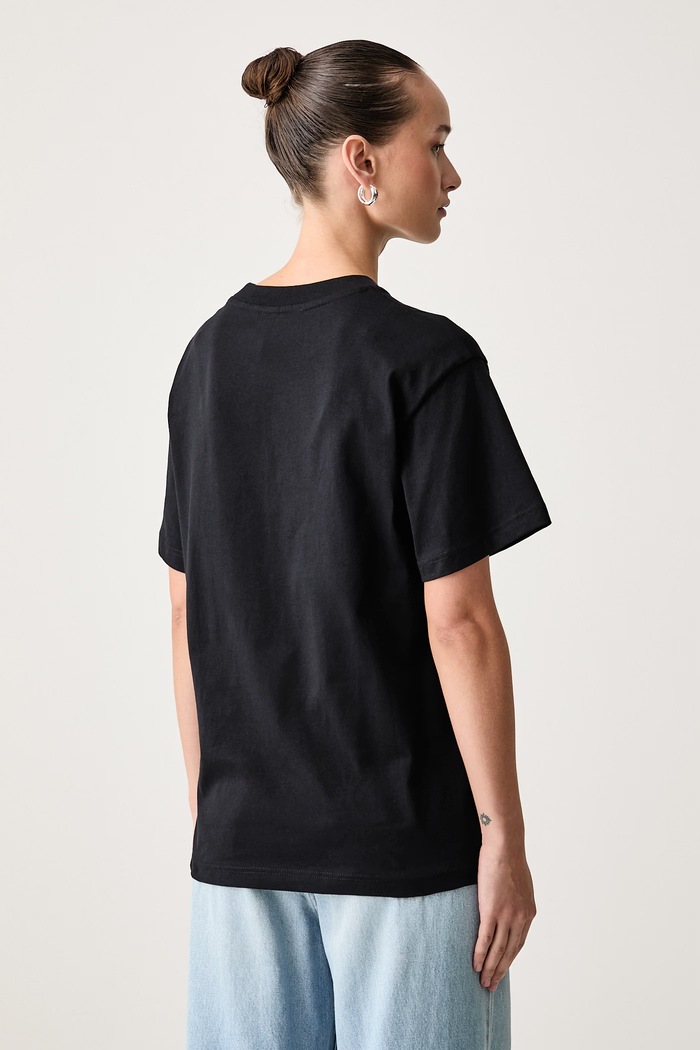 Odzież Iceberg T-shirt damski bawełniany FR04.6325 czarny