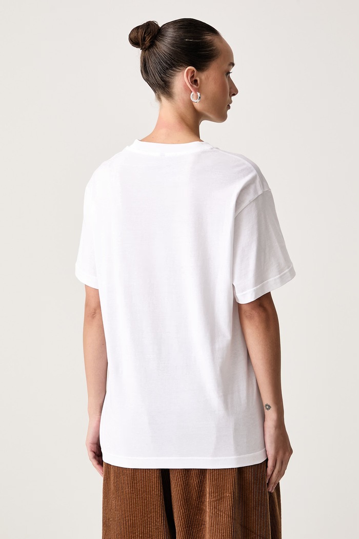 Odzież Iceberg T-shirt damski bawełniany FR05.6325 biały