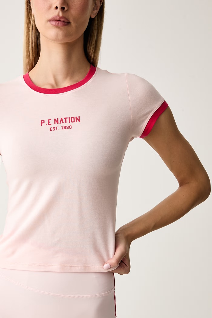 T-shirt damski Reveal P.E Nation 263T125 różowy