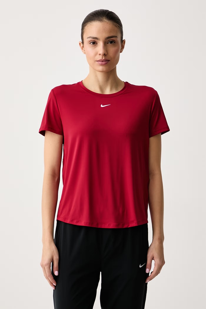 Nike T-shirt treningowy damski Nike One Classic Dri-FIT czerwony FN2798.608