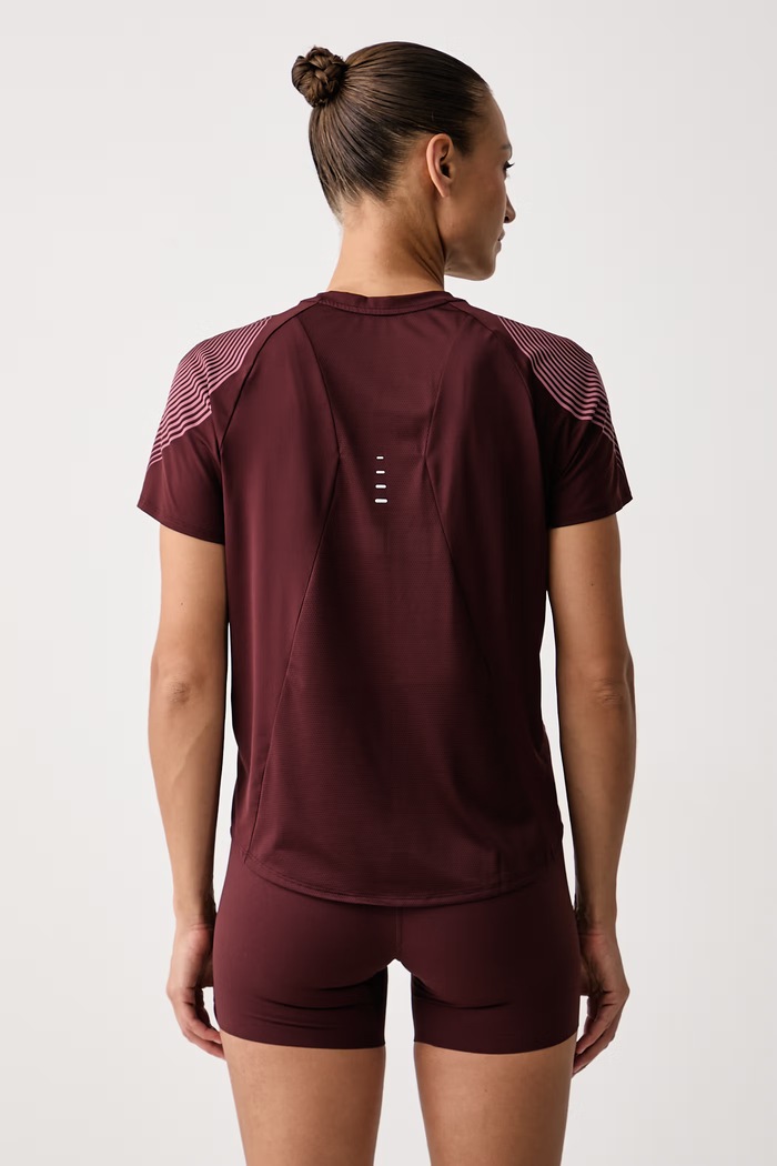 Odzież Nike T-shirt do biegania Swift Flash Dri-FIT IM8013.658 brązowy