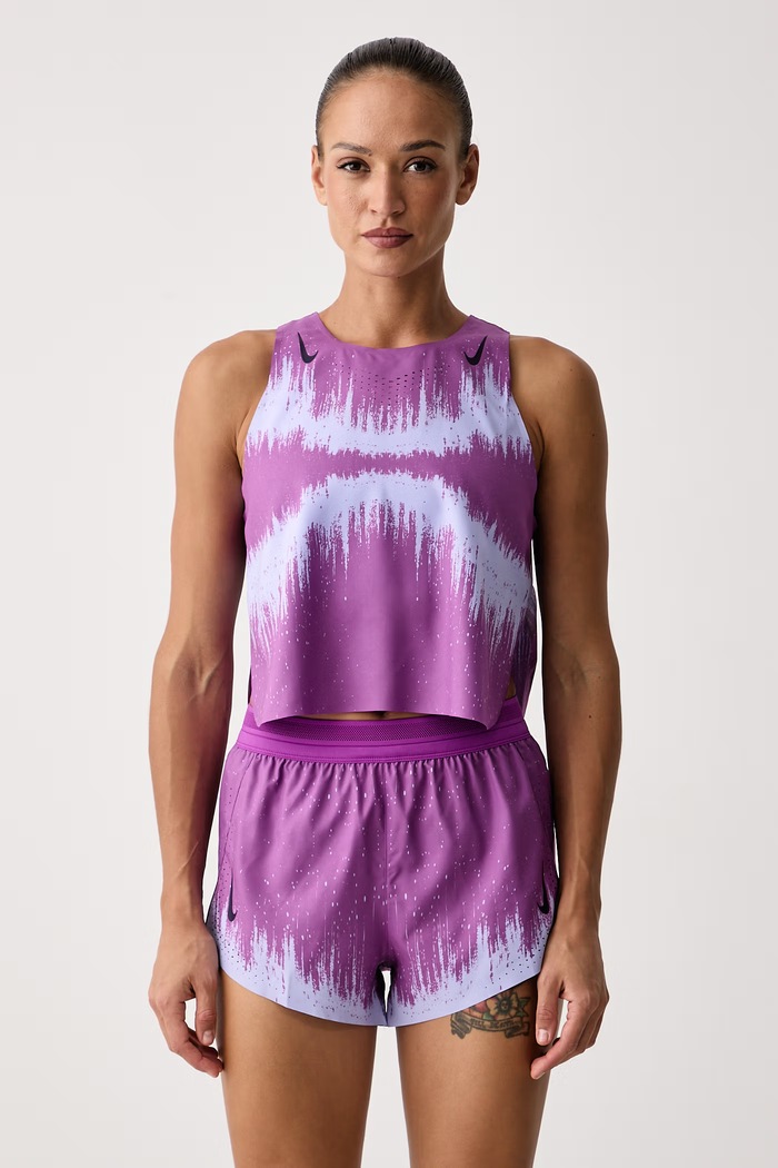 Nike Top sportowy damski AeroSwift Dri-FIT ADV różowy IO1724.551