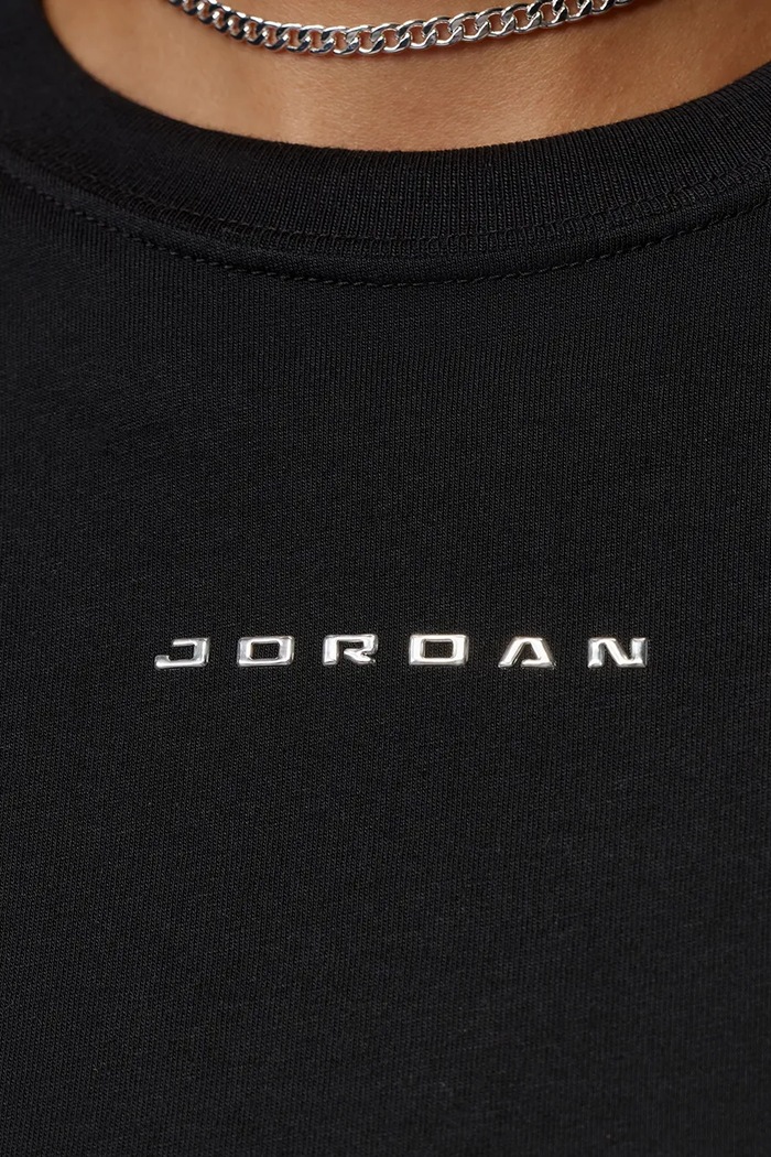 T-shirt damski bawełniany Jordan czarny IM7138.010