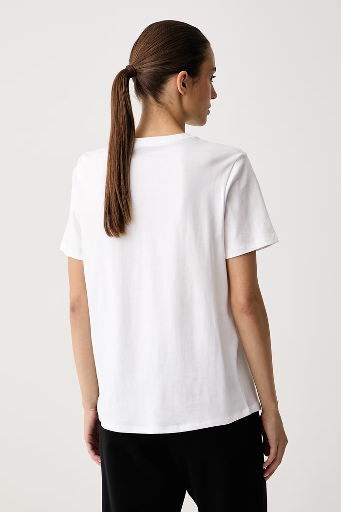Ruházat Nike Sportswear Basic női pamut Club Essentials DX7902.100 fehér