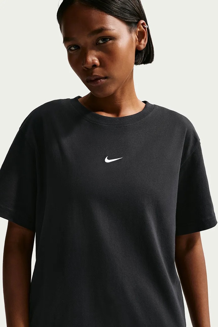 T-shirt oversize damski bawełniany Classic Nike Sportswear IH7601.010 czarny