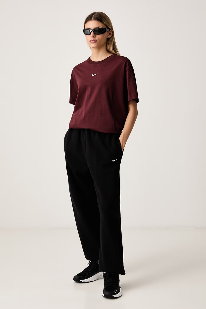 Nike Sportswear Oversize tričko dámske bavlnené Classic IH7601.658 burgundské AW26