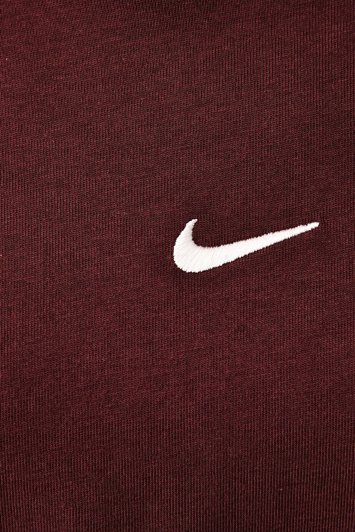 Oversize tričko dámske bavlnené Classic Nike Sportswear burgundské IH7601.658