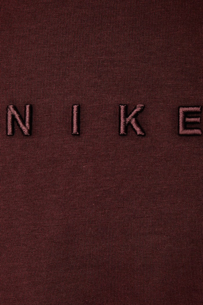 T-shirt oversize damski bawełniany Nike Sportswear bordowy IO7464.658