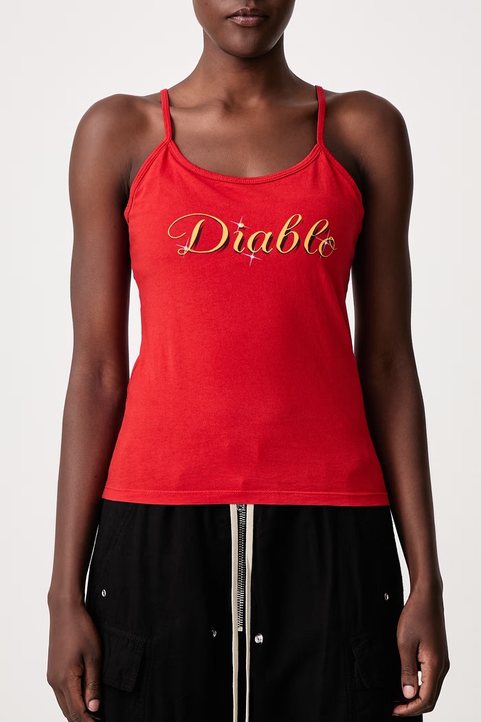 DIABLO CHOLITA top cotton Women's Willy Chavarria red MWJTE007.062N