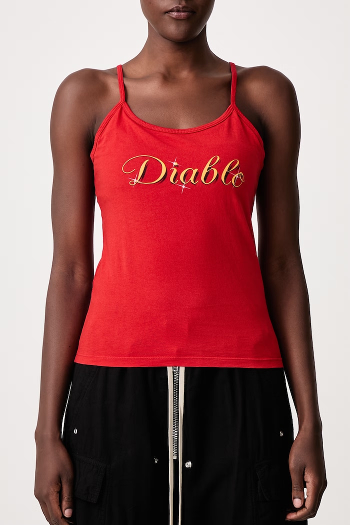 DIABLO CHOLITA top cotton Women's Willy Chavarria red MWJTE007.062N
