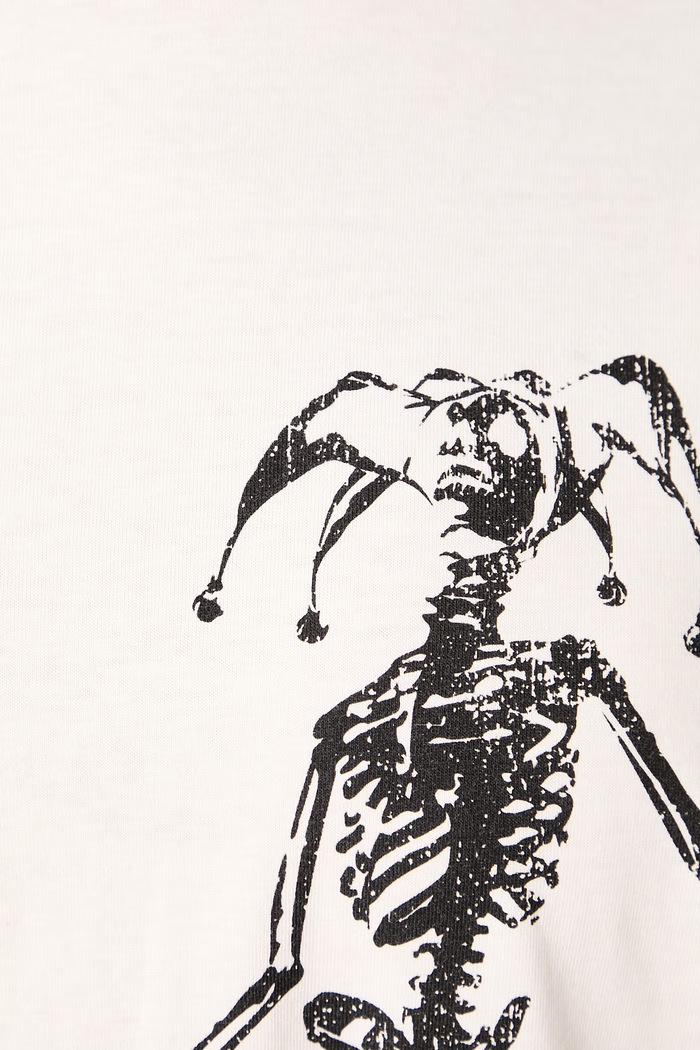 T-shirt oversize damski bawełniany The Ragged Priest beżowy RPHS261018JS