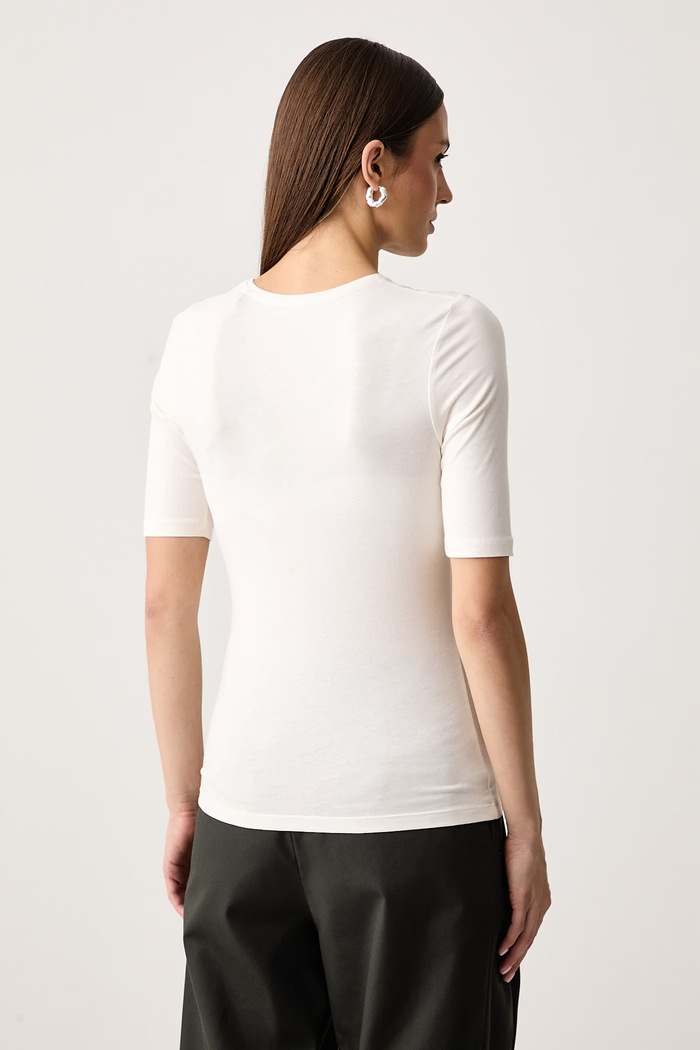 Odzież Rotate T-shirt damski 114787857 beżowy