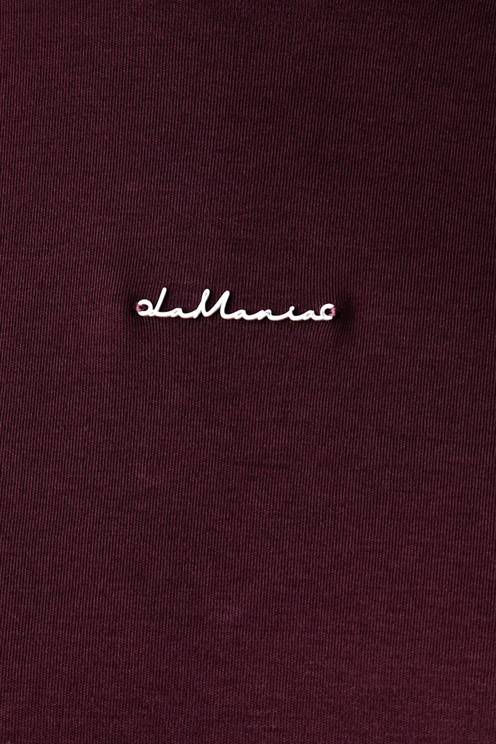T-shirt damski bawełniany COLDI La Mania bordowy COLDI
