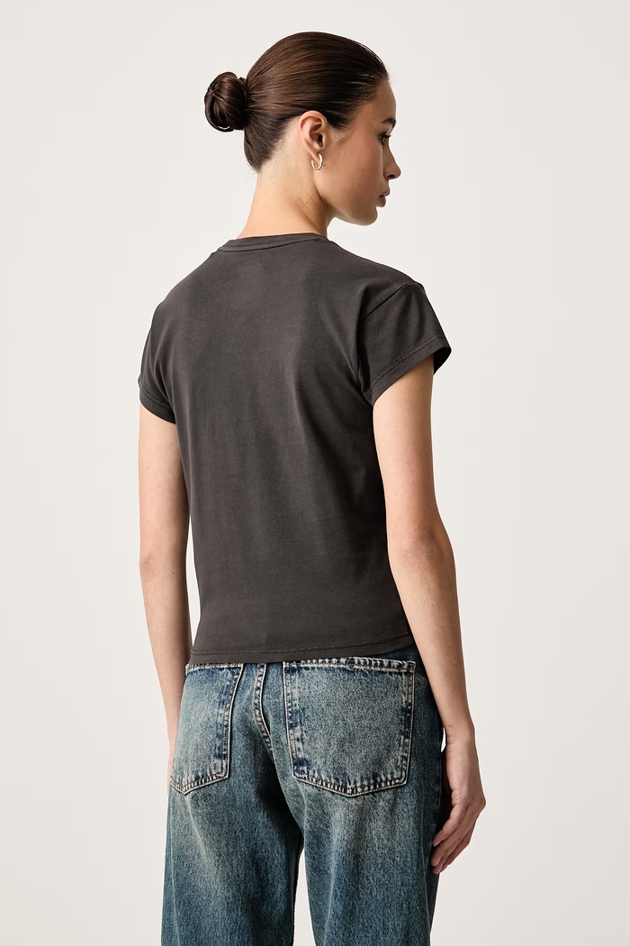 Odzież Dickies T-shirt damski z bawełną DK0A89DRBLK1 czarny