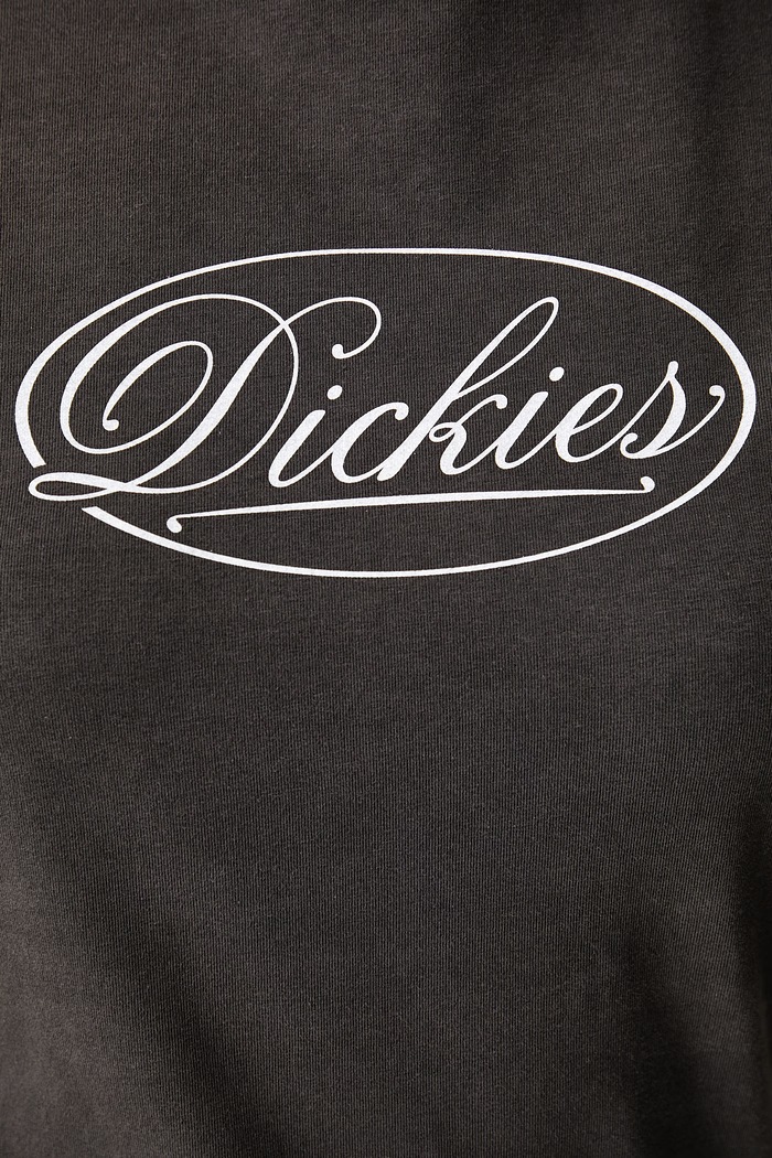 T-shirt damski z bawełną Dickies czarny DK0A89DRBLK1
