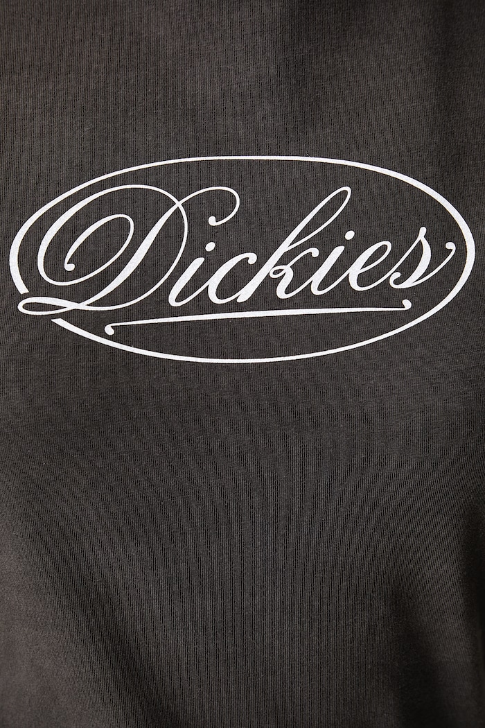 T-shirt damski z bawełną Dickies czarny DK0A89DRBLK1