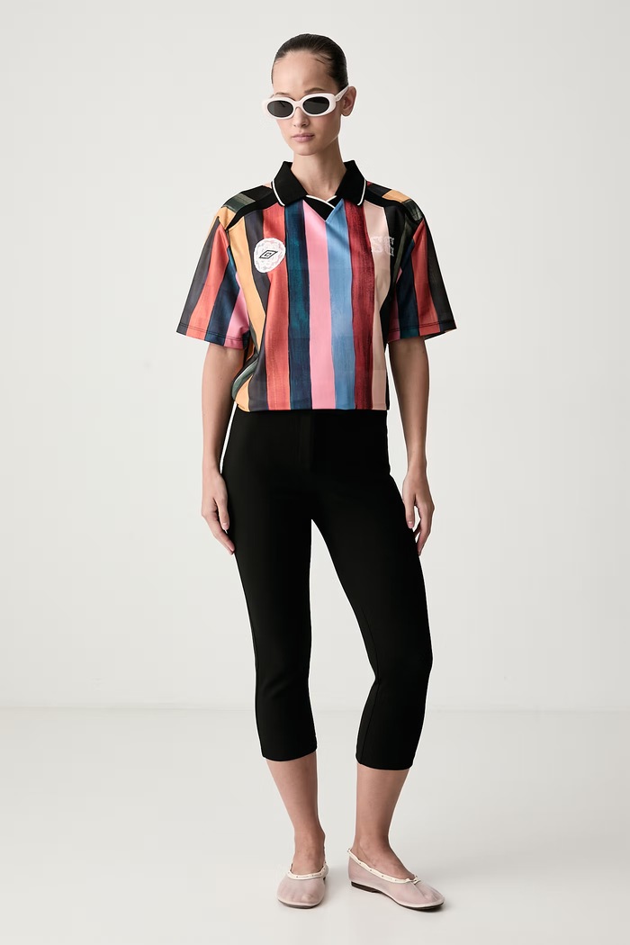 Stine Goya Polo damskie Stine Goya x UMBRO SG.EX26.T300.2584 multicolor AW26