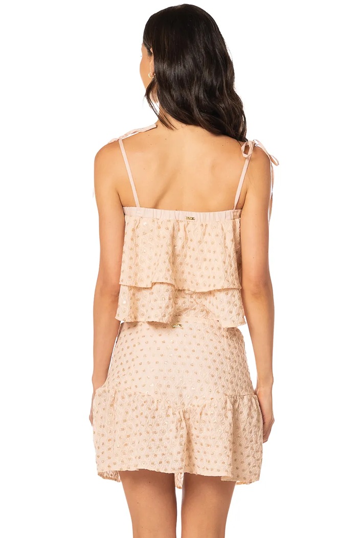 Odzież Maaji Top damski bawełniany Romance Veil Hebe PT3223CCT001 beżowy
