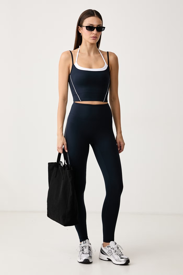 Le Privé Top damski IVY TANK LP00712 granatowy AW26