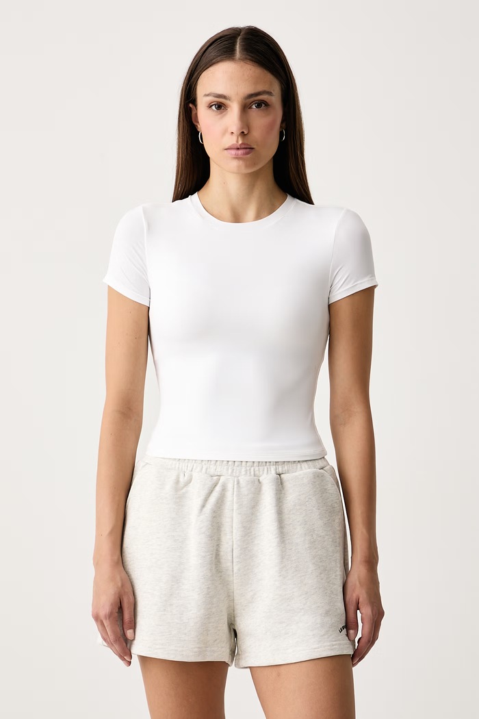 Le Privé T-shirt damski SOFTSKIN TOP biały LP00751