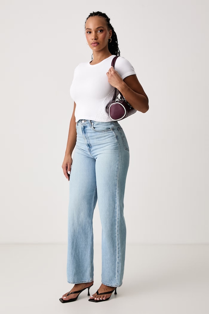 Guess Jeans Kratka majica ženska W6BP09.K5528 bela AW26