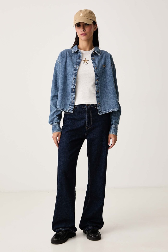 Guess Jeans Tricou pentru femei din bumbac cu elastan W6BI05.K5301 gri AW26