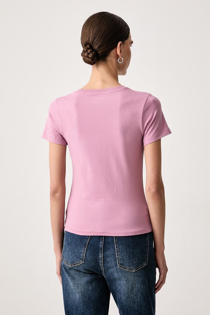 Guess Jeans Tricou pentru femei cu bumbac W6BI03.K5295 roz AW26
