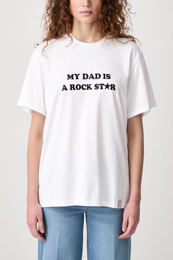 T-shirt bawełniany damski Stella McCartney biały 6J01583SQB15