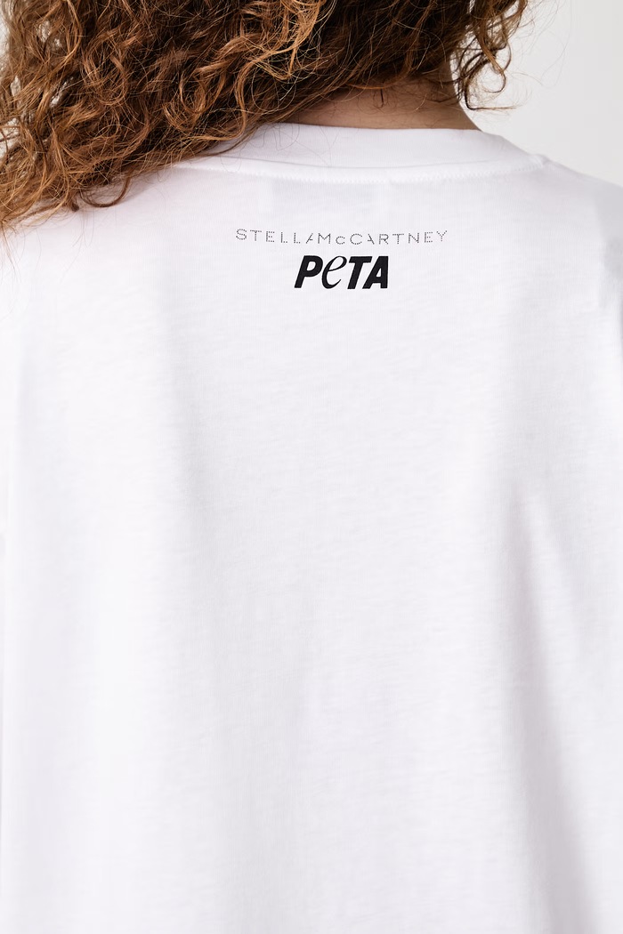Stella McCartney T-shirt bawełniany damski 6J01583SQB01