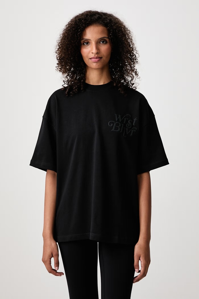 WRSTBHVR REED V3 T-shirt bawełniany damski czarny U1026TT.D