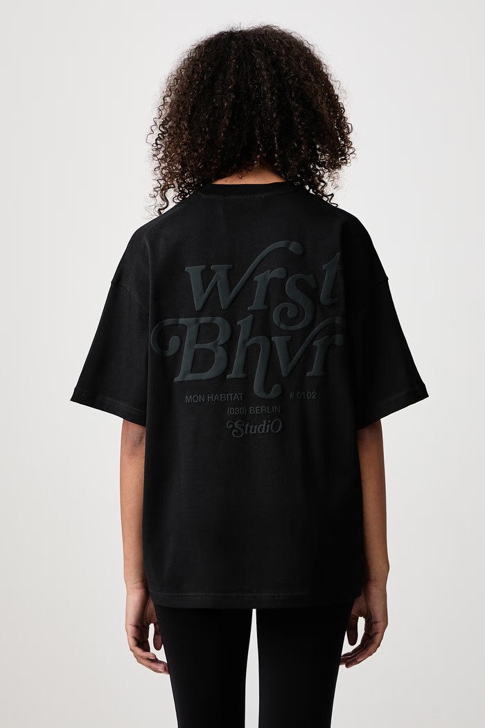 Odzież WRSTBHVR REED V3 T-shirt bawełniany damski U1026TT.D czarny