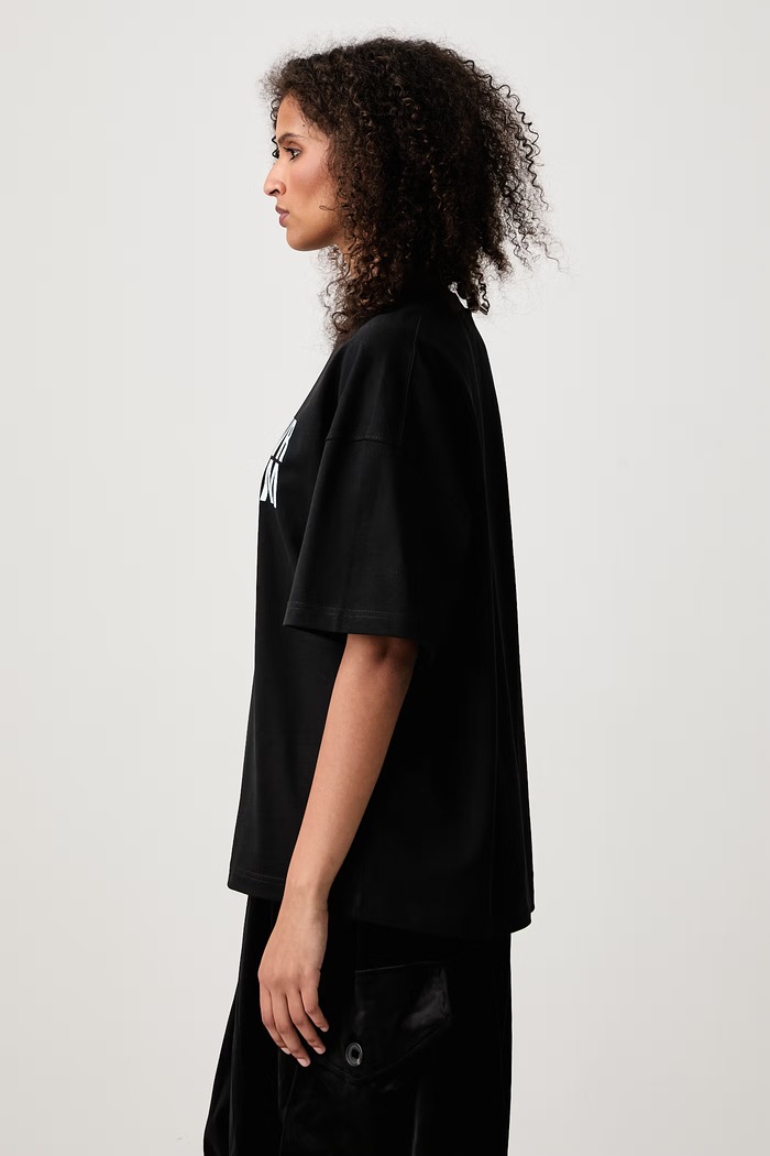 RASMUS V2 t-shirt cotton Women's WRSTBHVR U1026TT.R black