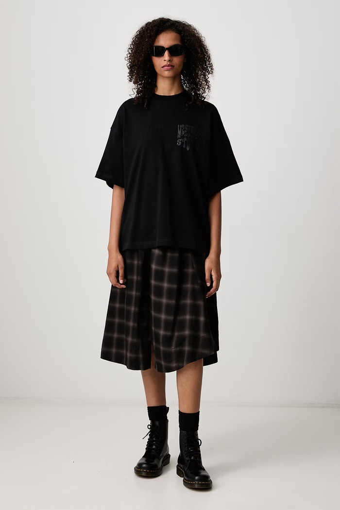 WRSTBHVR FLYNN V2 T-shirt bawełniany damski U1026TT.F czarny AW26