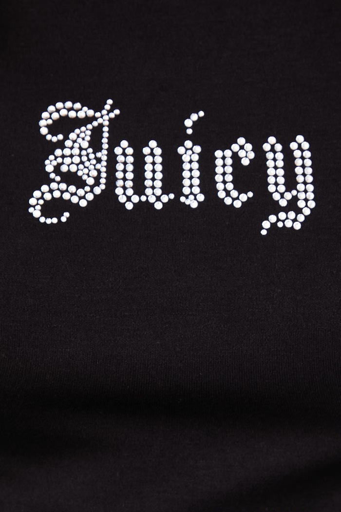 Tričko dámske s viskózou OLD GOTHIC JUICY BABY Juicy Couture čierna JCWCT226326