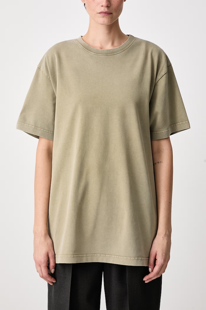 T-shirt cotton Women's MUGLER green 26F3TS01286032