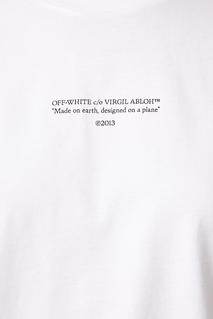 Off-White Statement Boxy majica od pamuka za žene 2FA00675T