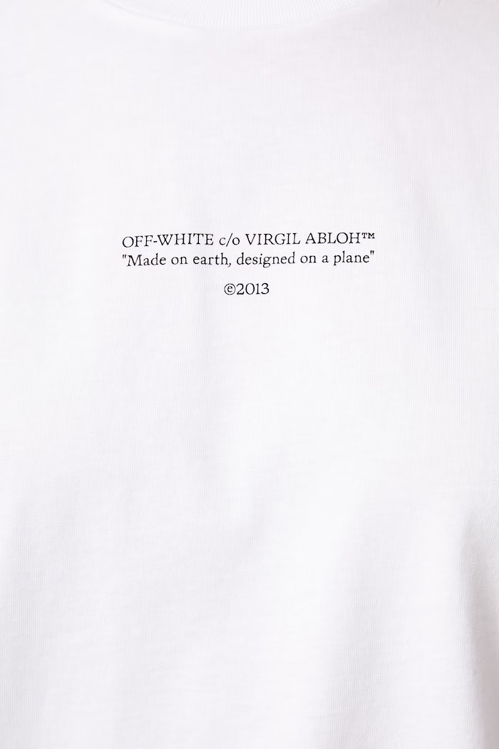 Off-White Statement Boxy majica od pamuka za žene 2FA00675T