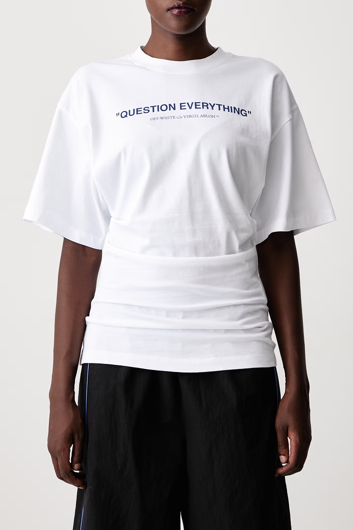 Question Everything od pamuka za žene Off-White bijela 2FA00567T