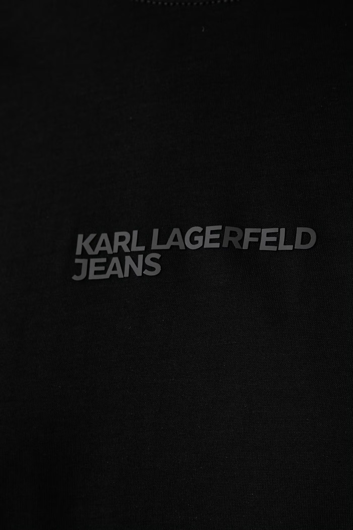 Tričko dámske s bavlnou Karl Lagerfeld Jeans čierna B4W17017