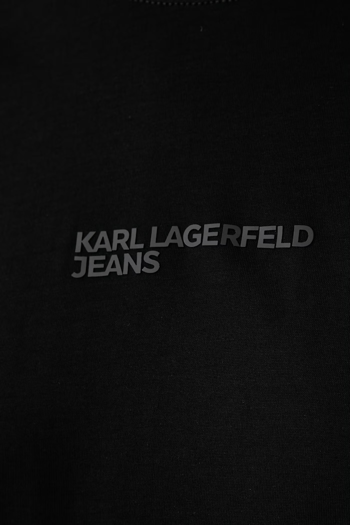 Tričko dámske s bavlnou Karl Lagerfeld Jeans čierna B4W17017