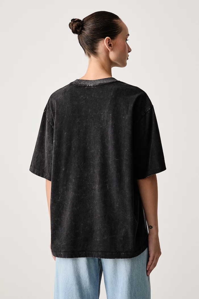 Îmbrăcăminte Karl Lagerfeld Jeans Tricou de damă din bumbac B4W17012 negru