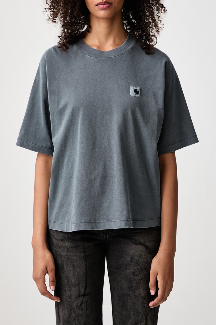 Nelson T-Shirt T-shirt bawełniany damski Carhartt WIP szary I033051
