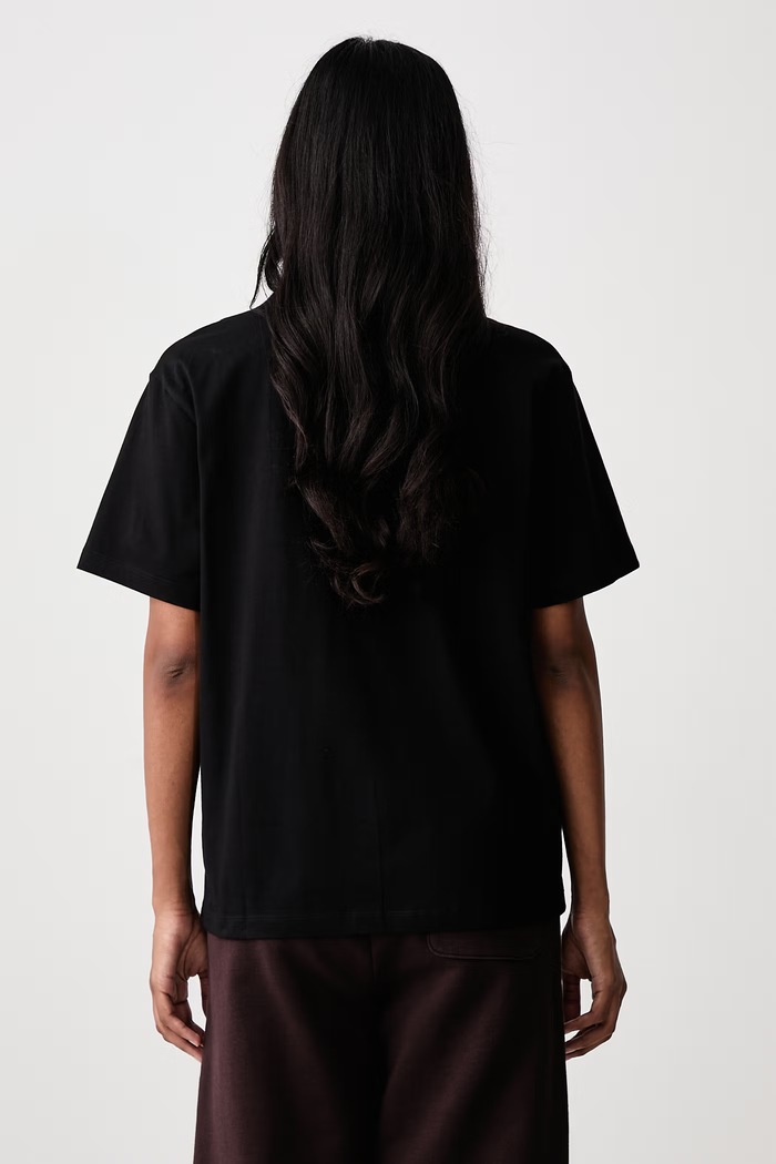Odzież Carhartt WIP Pocket Small Heart T-Shirt bawełniany damski I037166 czarny