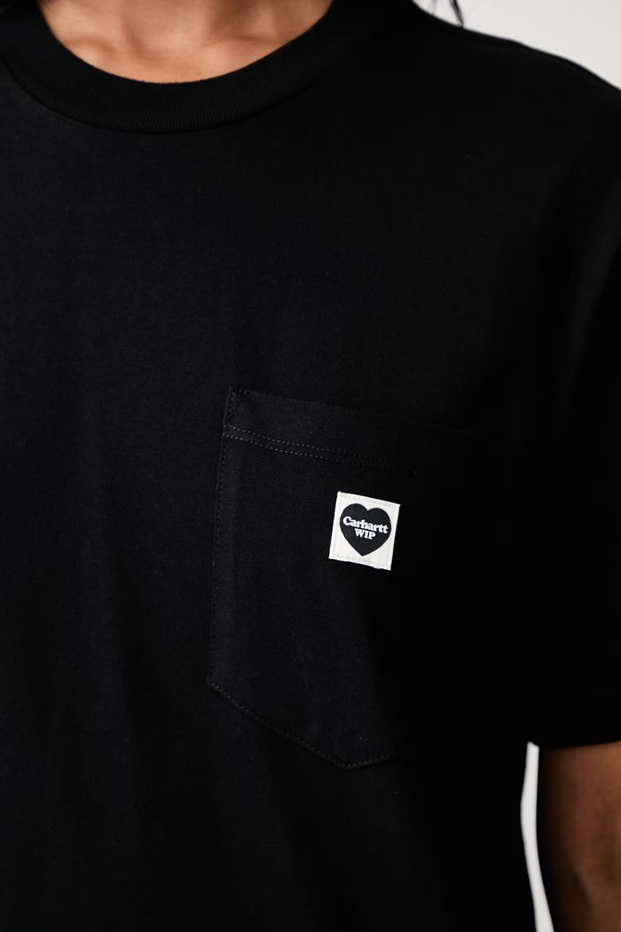 Carhartt WIP Pocket Small Heart T-Shirt bawełniany damski I037166