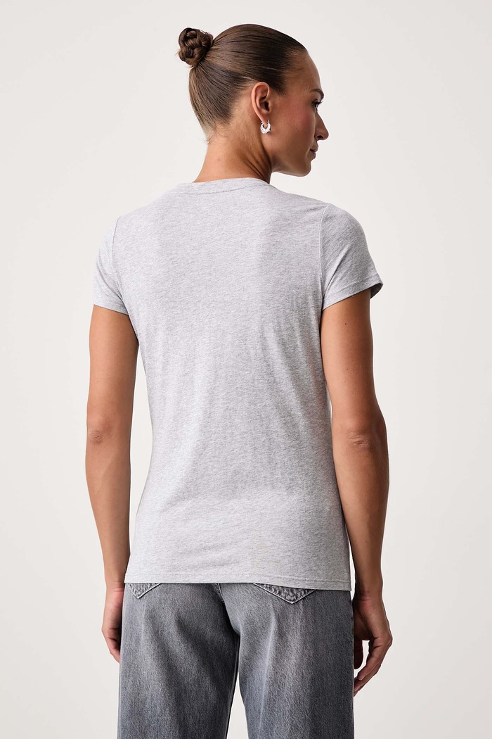 Odzież DKNY T-shirt damski z bawełną DP6T1849 szary