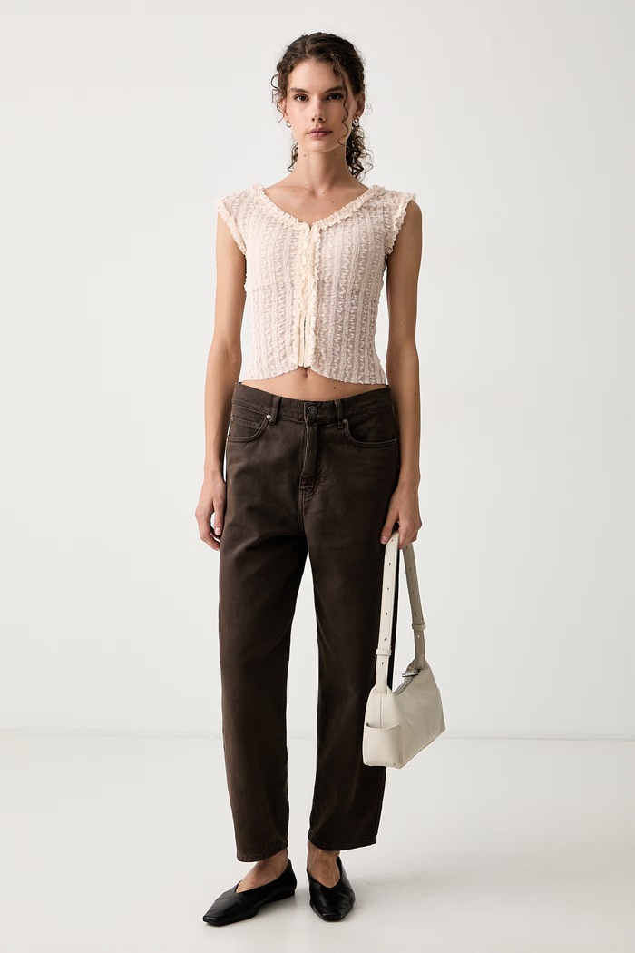 Max&Co. Bluzka damska FIENO 2626946021200 beżowy AW26