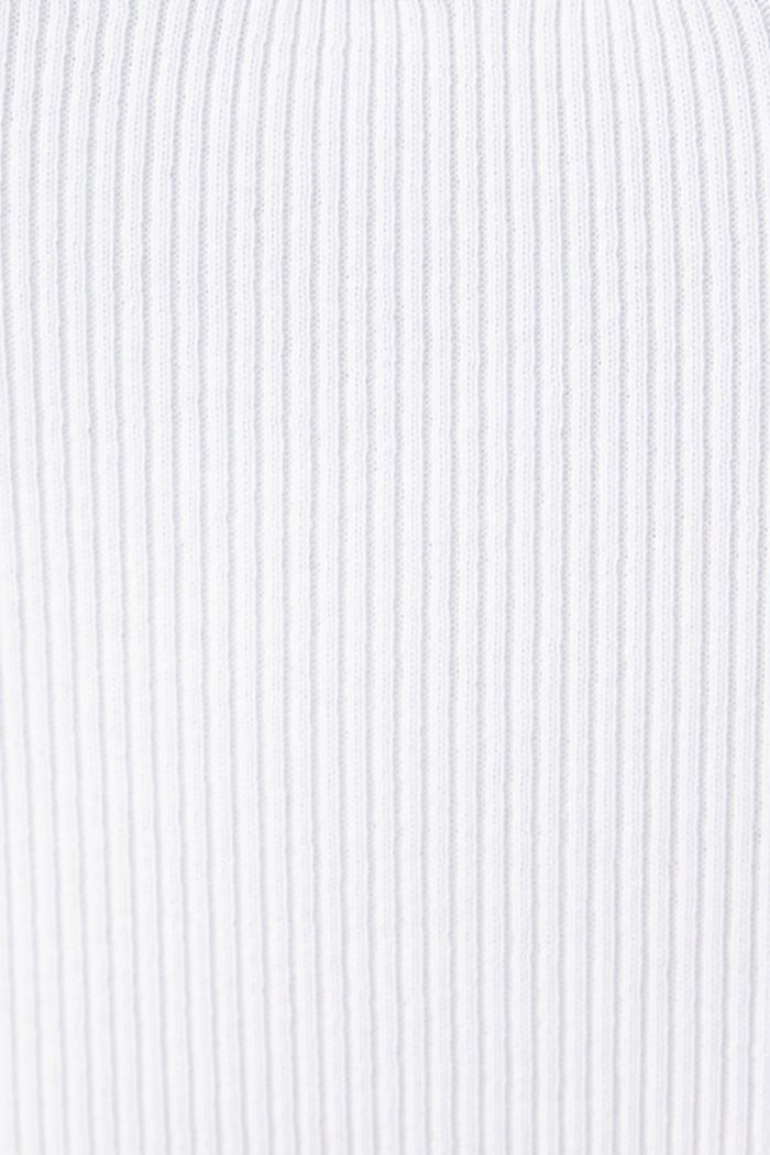 Top damski bawełniany z elastanem Calvin Klein Jeans LV047A804G biały