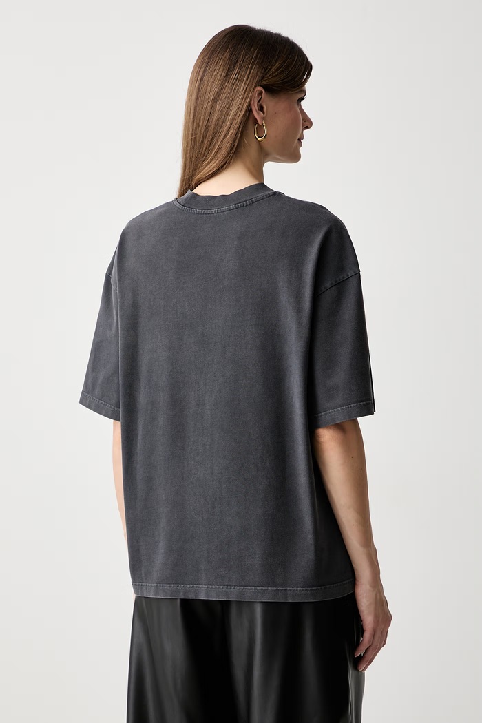 Odzież Just Cavalli T-shirt damski bawełniany 81PAHE14.CJW14 szary