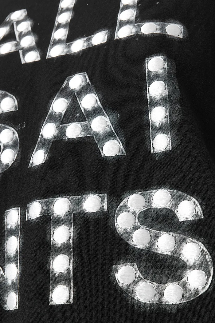 Tricou basic pentru femei din bumbac NEON ETTA TEE AllSaints negru W023JF
