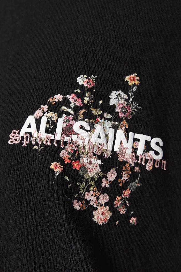 AllSaints T-shirt oversize damski bawełniany VALEN ETTA TEE W053JF